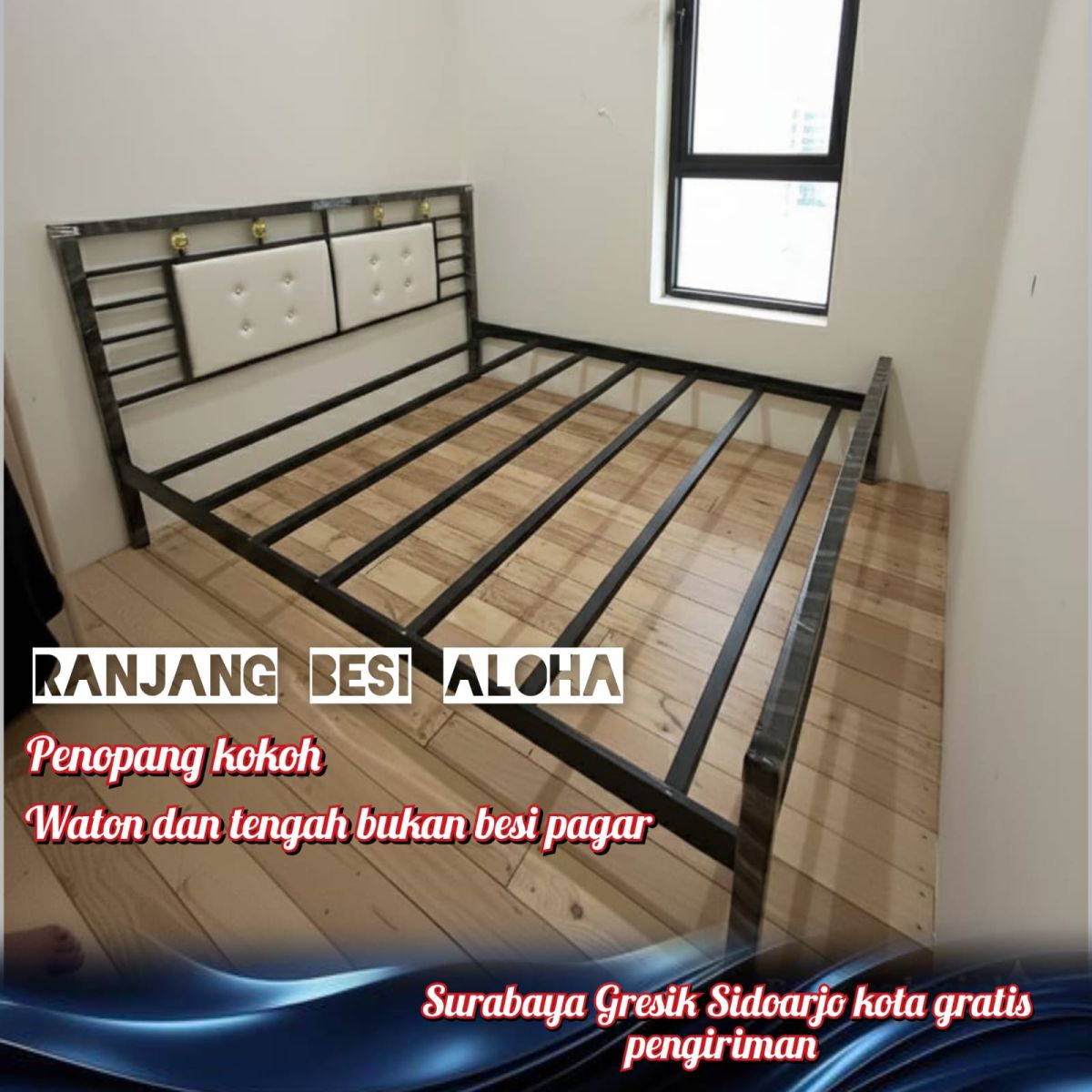 Aloha Ranjang Besi 160 X 200